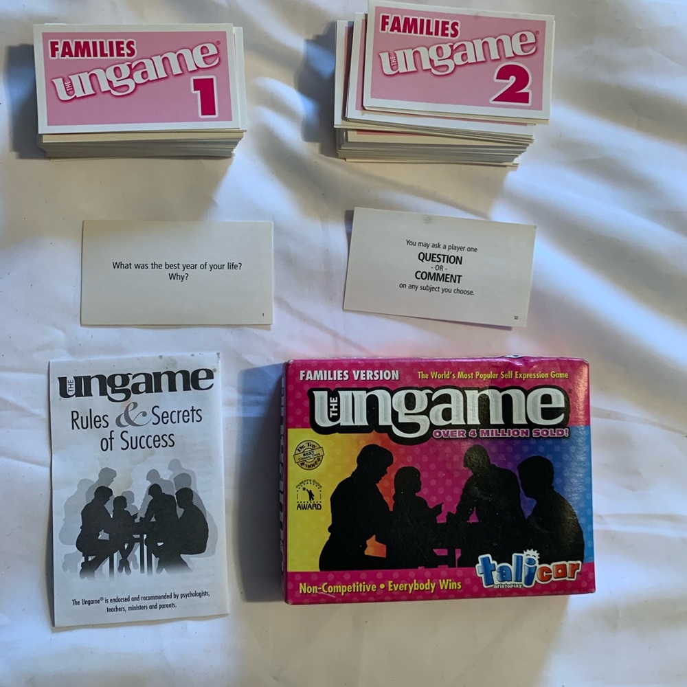 Family Ungame Cards